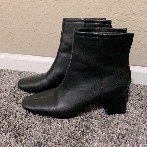 Lulus Black Leather Boots - Picture 3 of 12